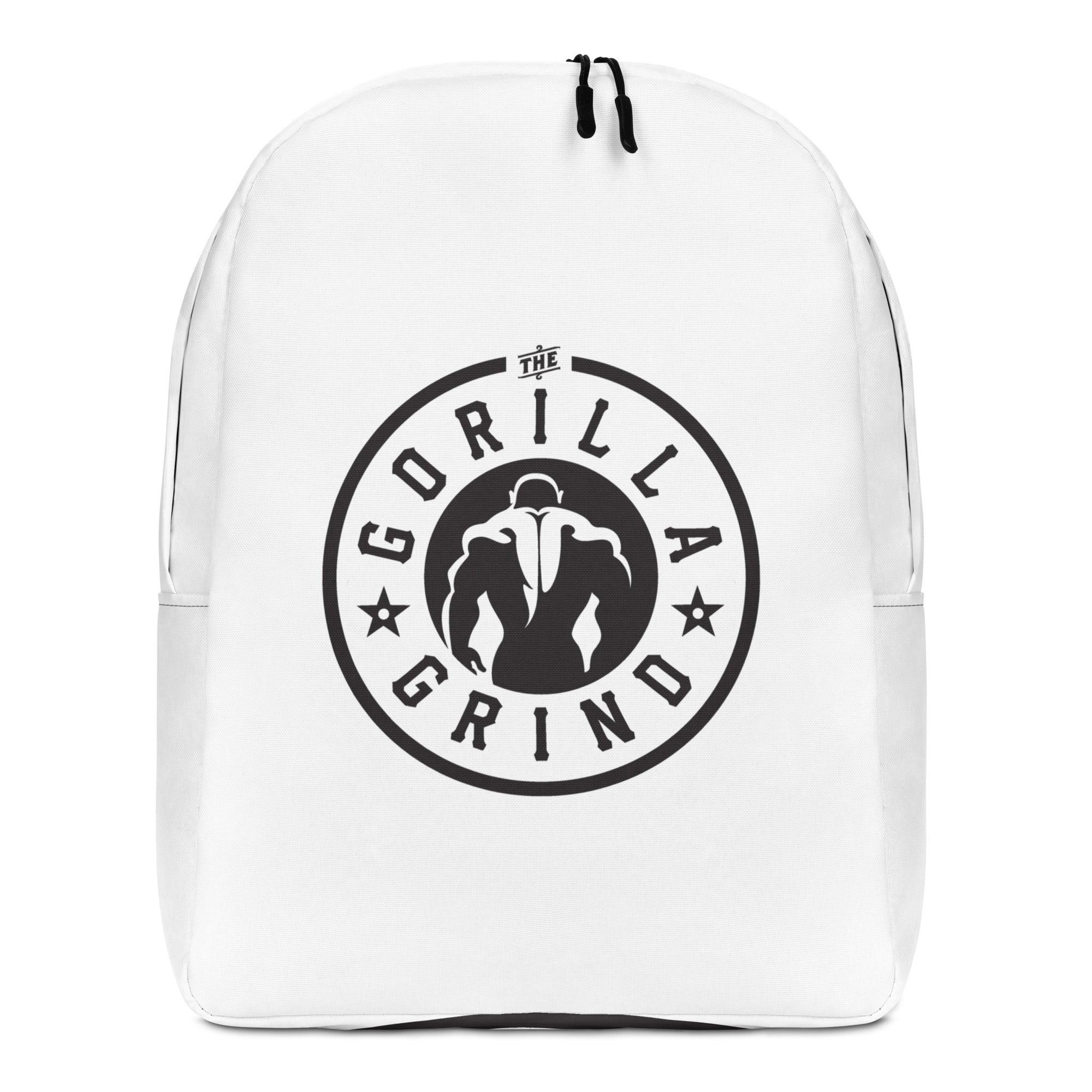 Minimalist Backpack deals - Blue Diamond Logo Printed